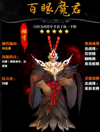 西游降魔篇3D百眼魔君怎么样 百眼魔君详解