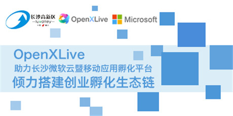 OpenXLive助力 微软云暨移动应用孵化平台落户长沙
