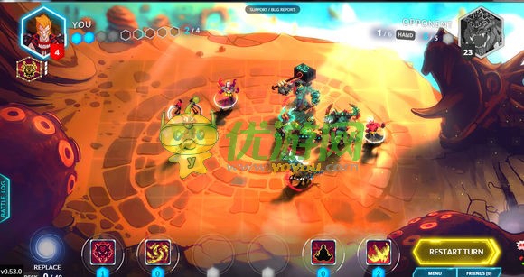 决斗英雄Duelyst挑战7-2通关攻略