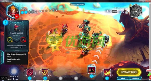 决斗英雄Duelyst挑战7-2通关攻略