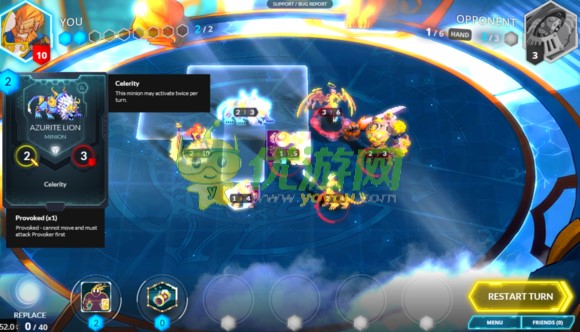 决斗英雄Duelyst挑战2-1通关攻略