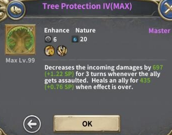 魔龙之魂Tree Protection守护之树技能分析