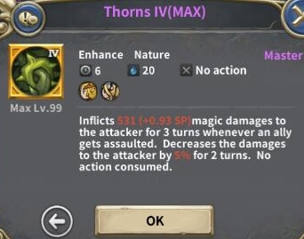 魔龙之魂Thorns荆棘术技能分析