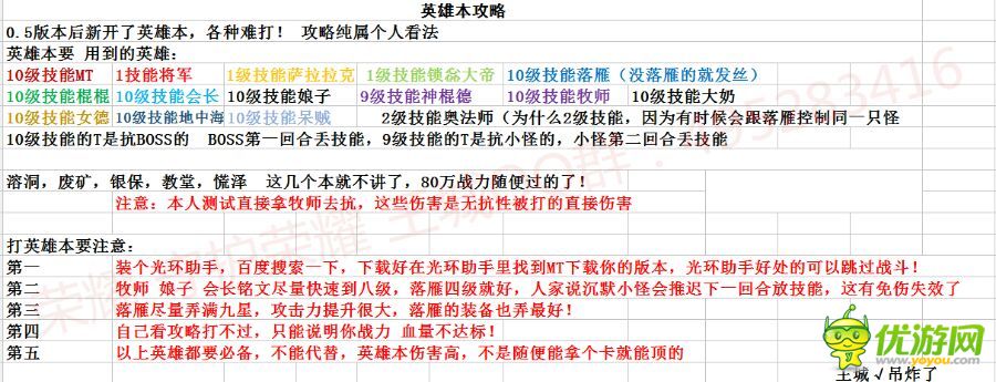 我叫MT全3D英雄本全攻略