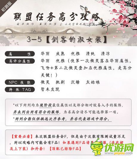 奇迹暖暖联盟委托3-5剑客的淑女装高分搭配攻略