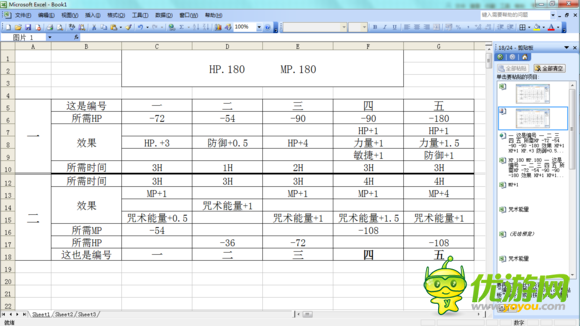 春巫WitchSpring效率训练HP和mp数值详解