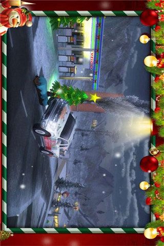 圣诞老人圣诞老人的越野卡车游戏截图