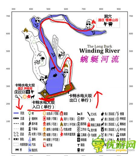 漫漫长夜thelongdark挑战模式熊大篇路线图分享