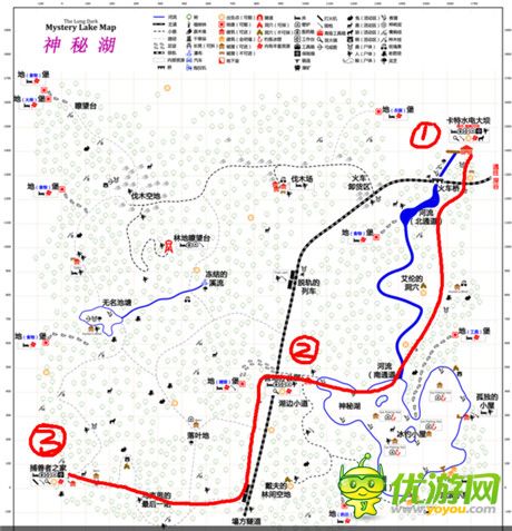 漫漫长夜thelongdark挑战模式熊大篇路线图分享