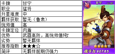 萌兵战将初期卡牌推荐