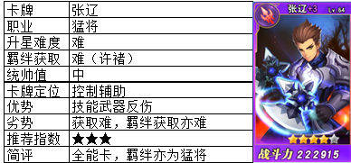 萌兵战将初期卡牌推荐