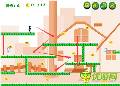 4399游戏火柴人吃豆豆全图文通关攻略分享