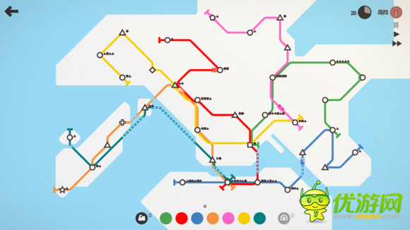 迷你地铁Mini Metro香港路线完成攻略分享