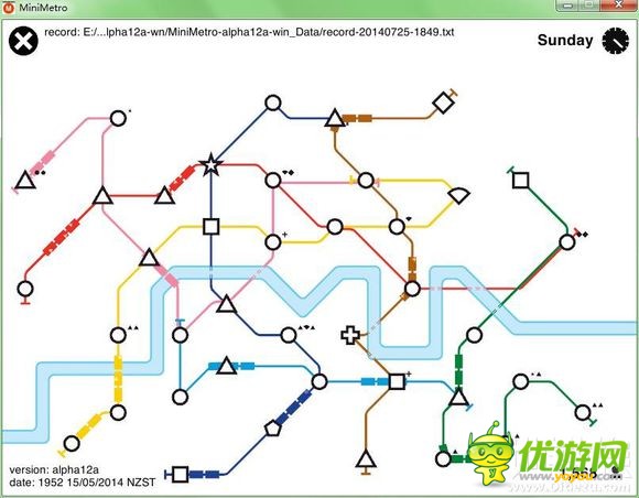 迷你地铁Mini Metro广州路线完成攻略