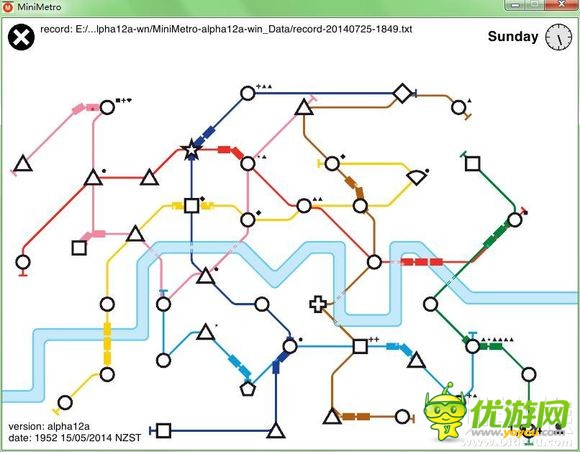 迷你地铁Mini Metro广州路线完成攻略_迷你地铁_优游网手机游戏网