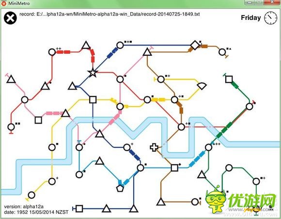 迷你地铁Mini Metro广州路线完成攻略