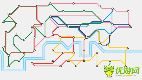 近期最值得沉迷的休闲游戏Mini Metro《迷你地铁》评测
