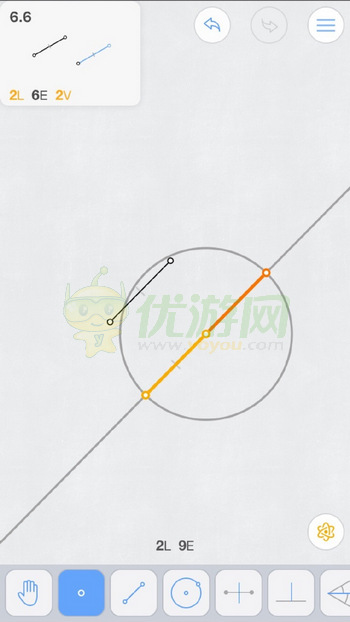 Euclidea几何构建6.6通关攻略