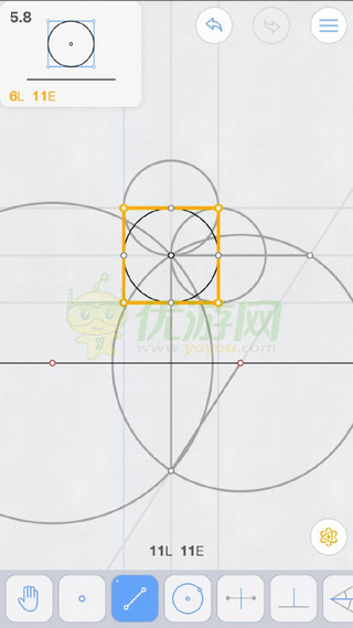 Euclidea几何构建5.8通关攻略