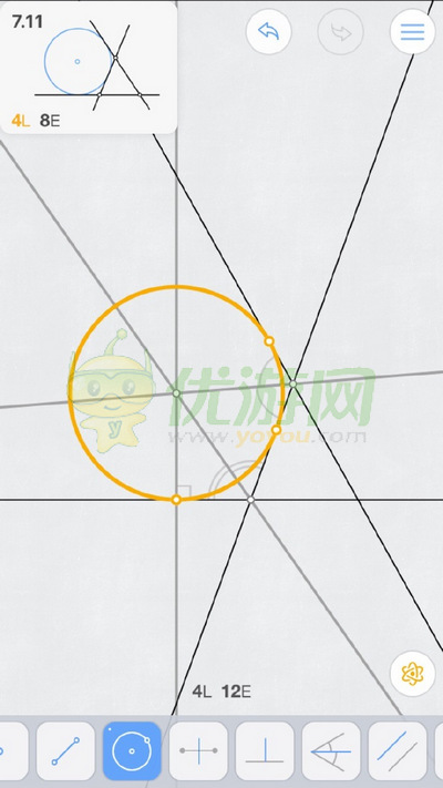 Euclidea几何构建7.11通关攻略