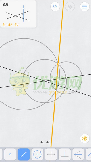 Euclidea几何构建8.6通关攻略