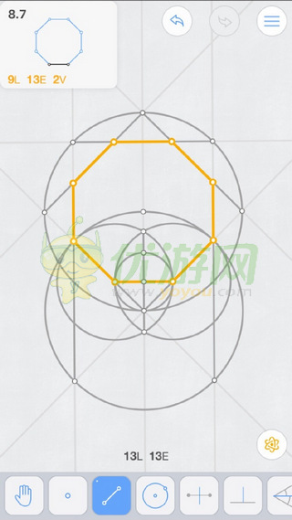 Euclidea几何构建8.7通关攻略