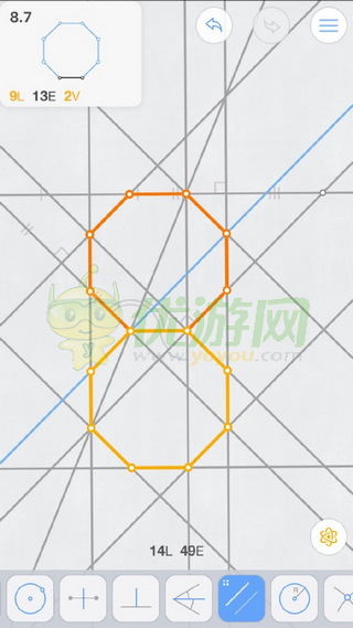 Euclidea几何构建8.7通关攻略