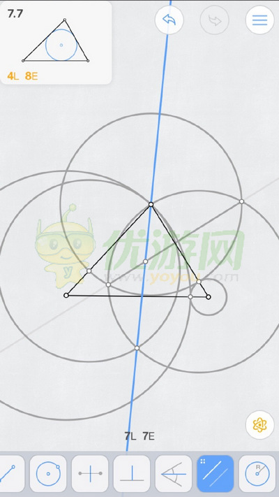 Euclidea几何构建7.7通关攻略