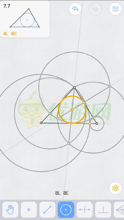 Euclidea几何构建7.7通关攻略