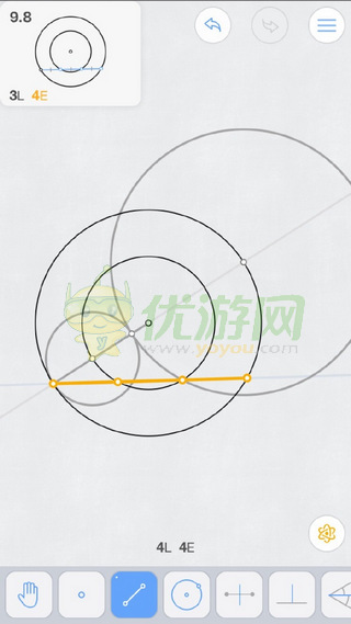 Euclidea几何构建9.8通关攻略