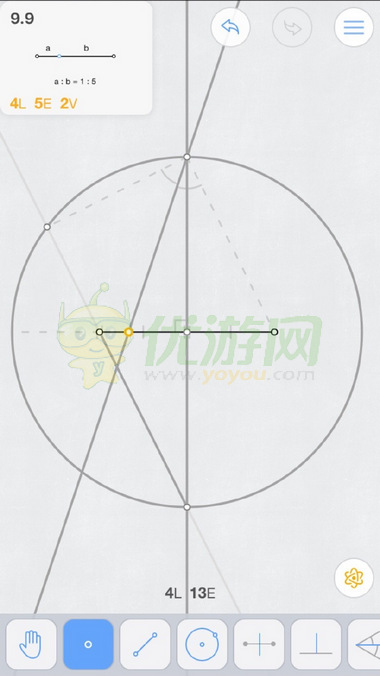 Euclidea几何构建9.9通关攻略