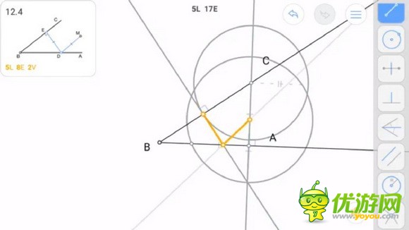 Euclidea几何构建12.4通关攻略