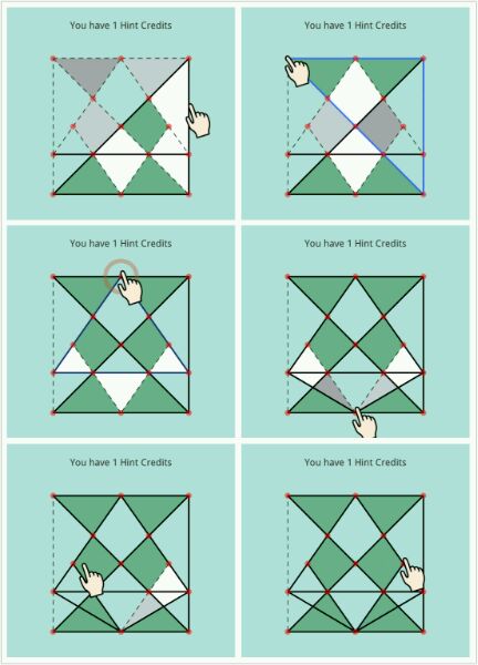 geom puzzle几何谜题J-4如何三星过关