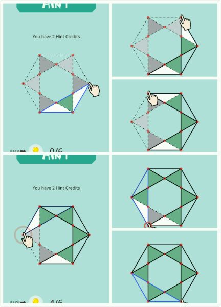 geom puzzle几何谜题B-6如何三星过关