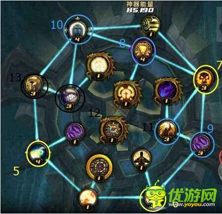 魔兽世界7.2牧师神器特质加点路线推荐方法