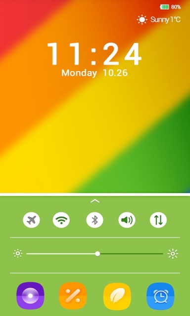 七色彩虹锁屏主题安卓版截图欣赏
