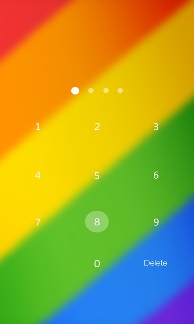 七色彩虹锁屏主题安卓版游戏截图