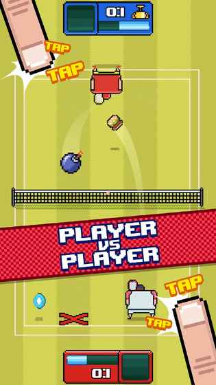 像素网球手机版游戏截图