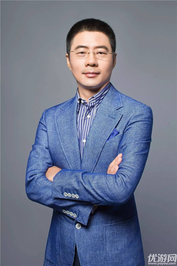 腾讯公司创始人马化腾及副总裁程武祝贺ChinaJoy十五周年