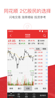 同花順股票炒股官方手機(jī)版截圖欣賞