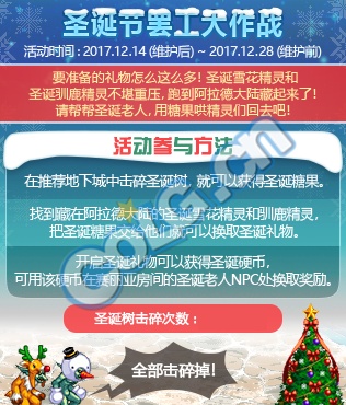 DNF圣诞节罢工大作战怎么玩 DNF圣诞节罢工大作战详细攻略