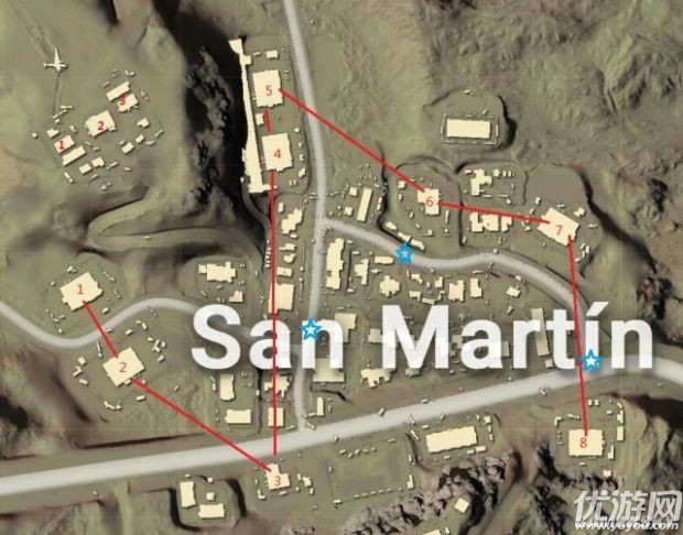 绝地求生沙漠地图搜寻技巧 沙漠地图各城市最佳搜寻线路