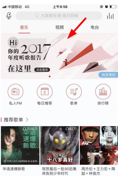 网易云音乐陪你温暖同行  2017年度听歌报告