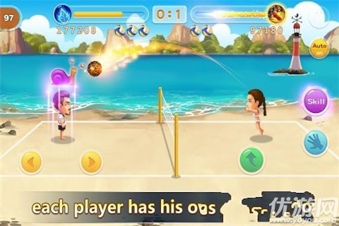 黄金海岸沙滩排球破解版游戏截图