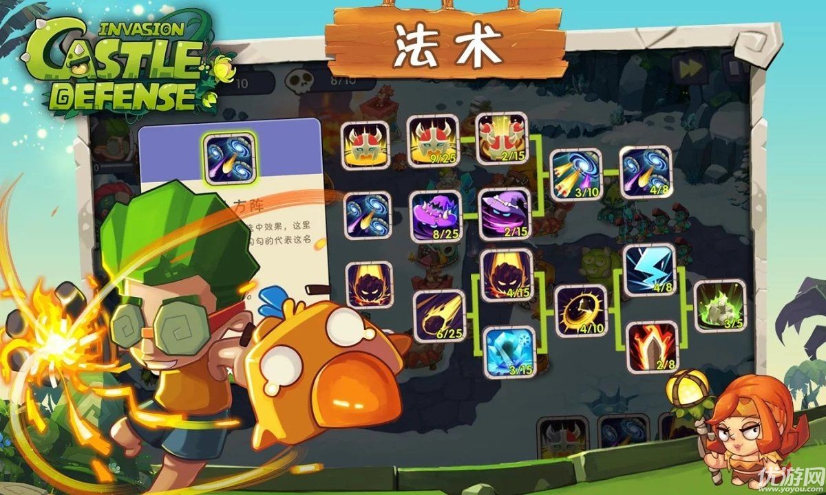 城堡突襲入侵CastleDefense:Invasion破解版