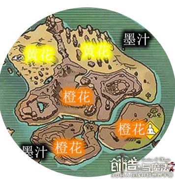 创造与魔法面包岛资源怎么分布的 创造与魔法面包岛资源分布一览