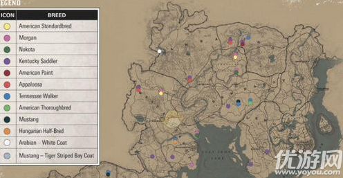 荒野大镖客2虎纹野马在哪 荒野大镖客2虎纹野马位置介绍