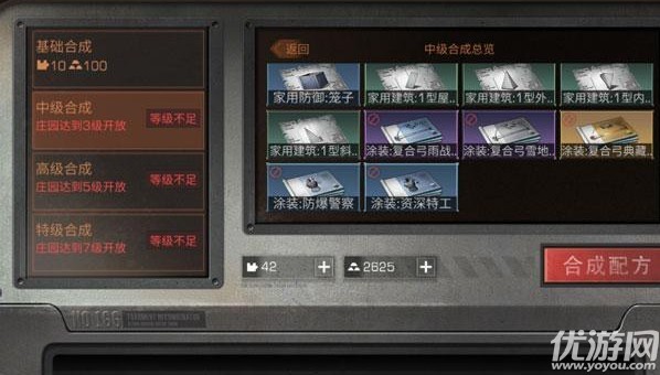 明日之后中級合成有什么 明日之后中級合成配方列表分享