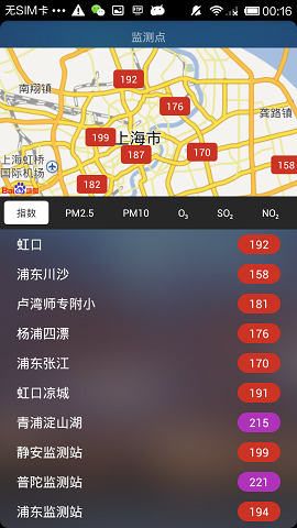全國空氣污染指數(shù)
