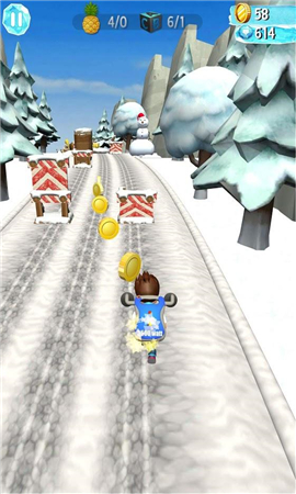 雪地奔跑截圖欣賞